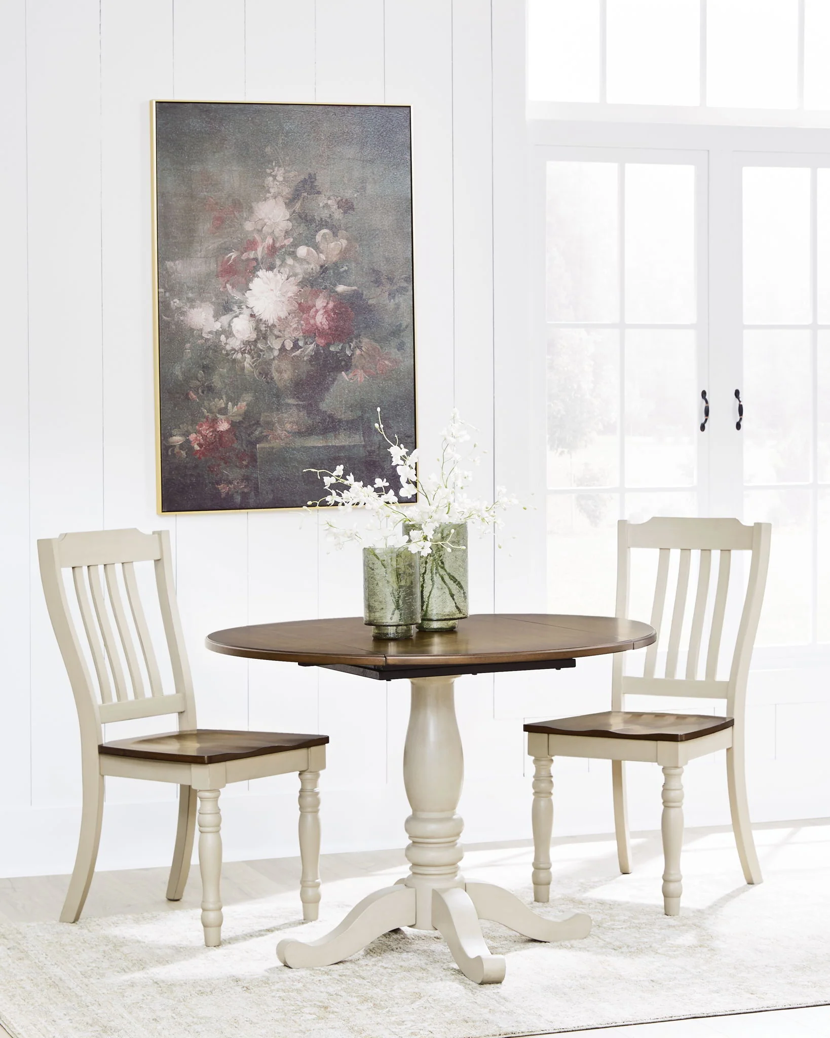 Wirloni - Dining Room Side Chair (Set of 2) - Antique White / Brown - Image 3