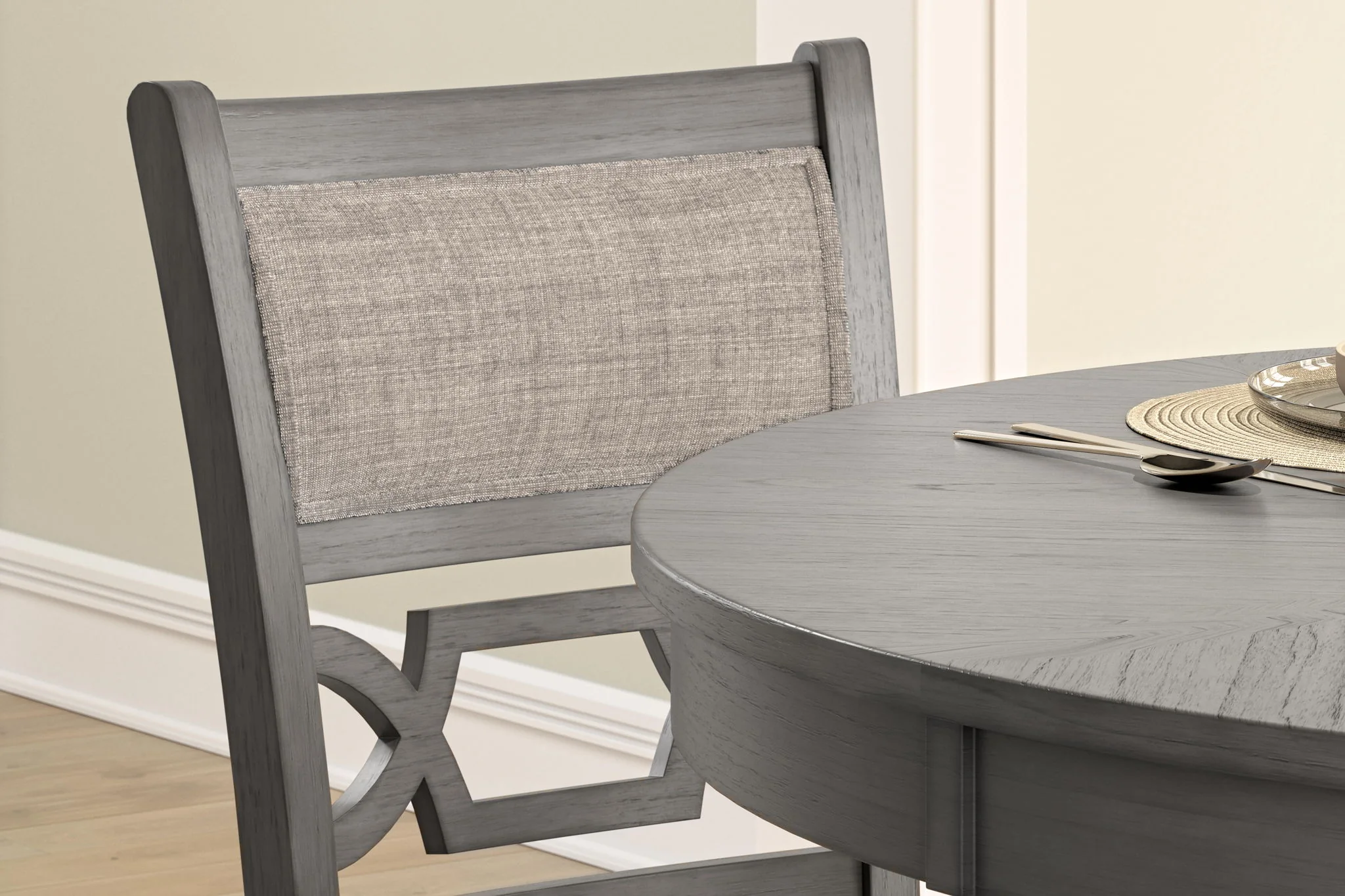 Wrenning - Drm Counter Table Set (Set of 5) - Gray - Image 2
